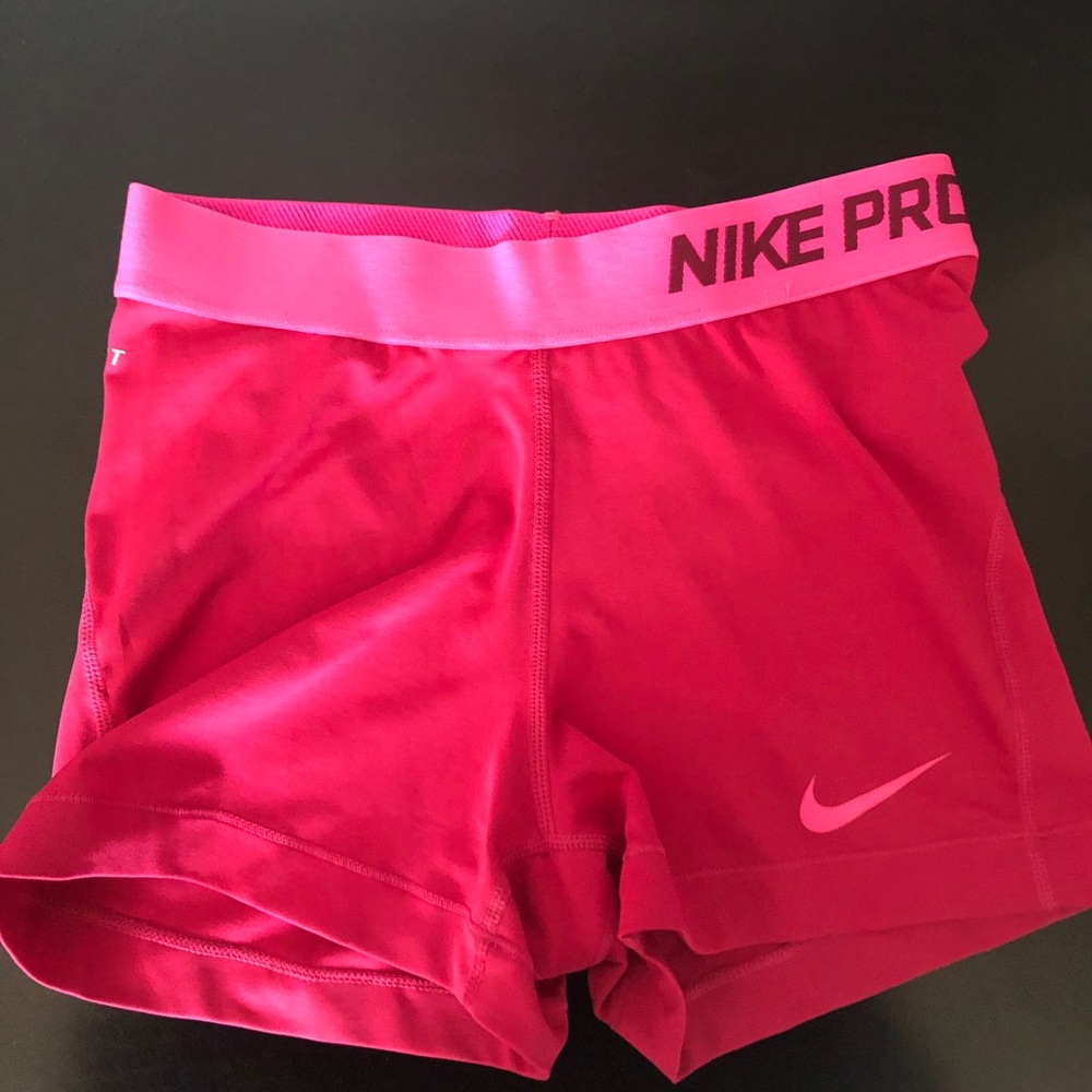 Pink Nike Pro Spandex